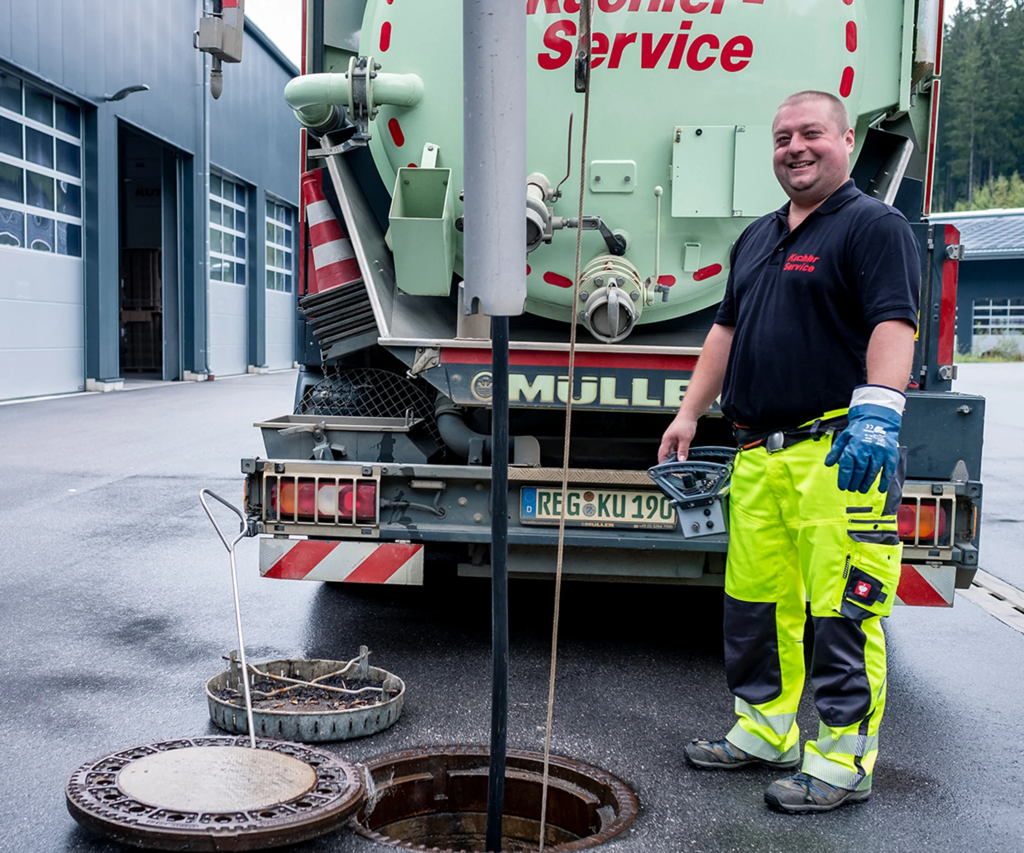Über Kuchler Kanalreinigung in Grainet